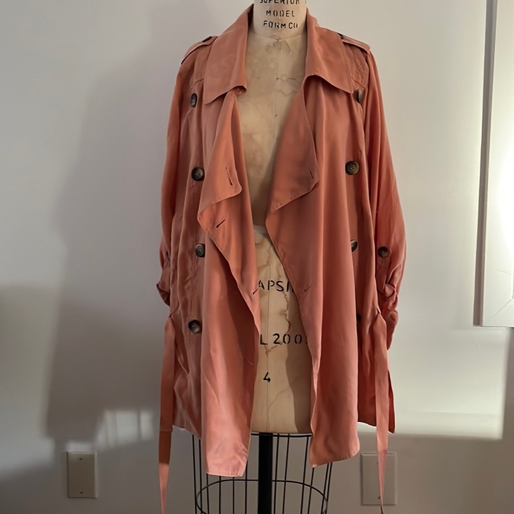 New with no tag- Free People Flowy Trench Jacket